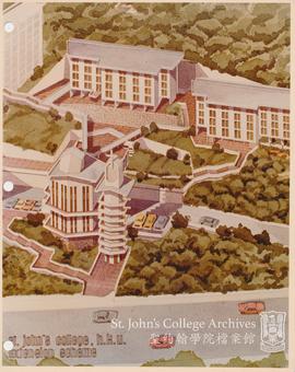 Architect's Impression of the College Extention (Original Plan), 1970s